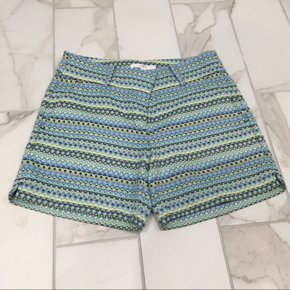 LOFT Riviera shorts. Size 0